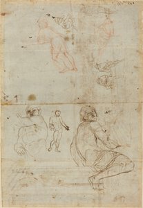ファルネーゼ宮殿と人生からの数字 作： Gaspar van Wittel after Annibale Carracci