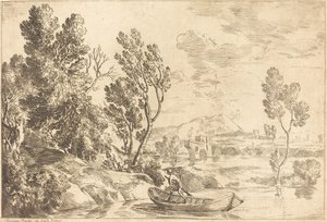 ローマの風景 作： Gaspard Dughet