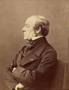 Ernest Legouvé 1807-1903、1861-1869 の肖像。 作： Gaspard Félix Nadar