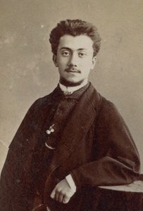 作曲家アレクサンドル ルイジーニ 1850-1906 の肖像画。 作： Gaspard Félix Nadar