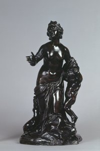 ラトナとその子供たち、アポロとダイアナ 1671年頃 （ブロンズ、ラッカー仕上げのパティナ 作： Gaspard Marsy