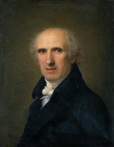 彫刻家アントニオ・カノーヴァの肖像、1757～1822年、1806年。 作： Gaspare Landi