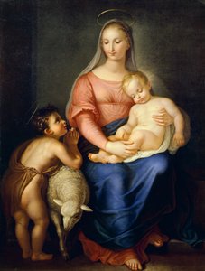 Madonna e criança com São João Batista (pintura) 作： Gaspero Martellini