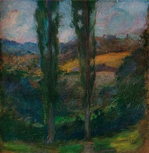 Les Peupliers Normandie、c1905