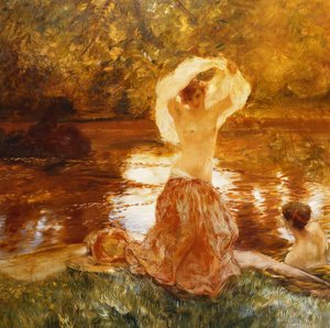 お風呂。ル・バン、 作： Gaston de Latouche
