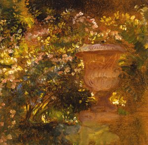 ガーデンシーン 作： Gaston de la Touche