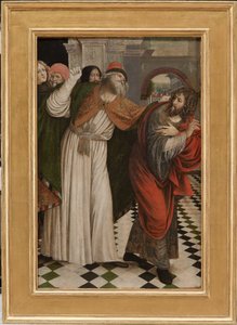 ヨアヒムは寺院から追放されました、1508-09 作： Gaudenzio Ferrari