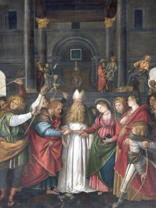 聖母の結婚、1525年頃 作： Gaudenzio Ferrari