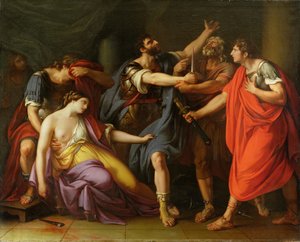 ルクレティアの死 作： Gavin Hamilton