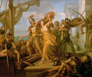 ヘレンのレイプ、1770年代 作： Gavin Hamilton