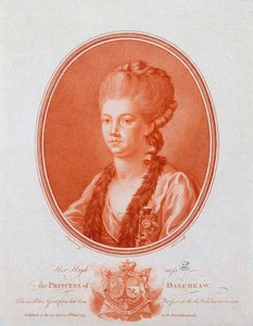 エカテリーナ・ロマノフナ・ボロンツォワ・ダシコワ王女の肖像 1743-1810, 1777.