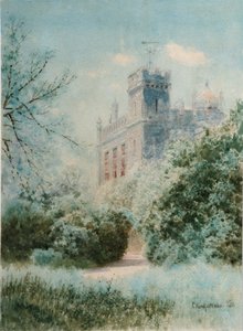 ボロンツォフスキー宮殿。クリミア、1895 作： Gavril Pavlovich Kondratenko