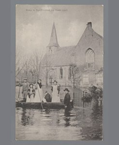 1906 年 3 月 13 日の Oud-Vossemeer での災害 作： Gebroeders van Straaten