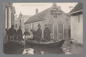 1906 年 3 月 13 日のアウド フォスメールの災害 作： Gebroeders van Straaten