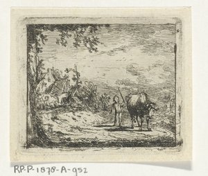 プットと牛のいる風景 作： Geerlig Grijpmoed