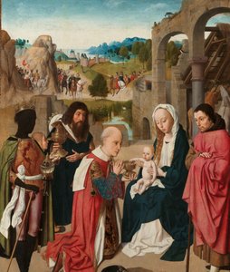 魔術師の崇拝 作： Geertgen Tot sint Jans