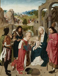 賢者の礼拝、1480-85年頃 作： Geertgen Tot sint Jans