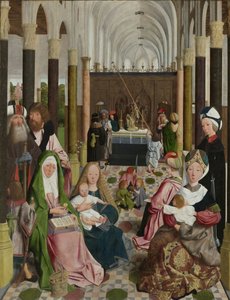 聖なる親族、1495年頃 作： Geertgen Tot sint Jans