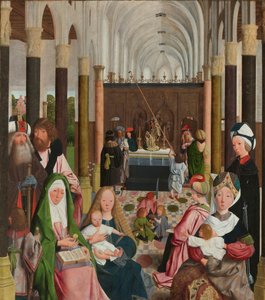 聖なる親族 作： Geertgen tot Sint Jans (workshop of)