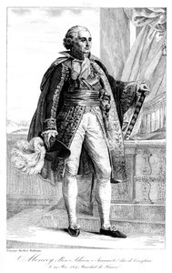 Bon Adrien Jeannot de Moncey 1754-1842、フランス元帥、1839年。 作： Geille