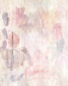 優しい花の抽象画 作： Gemma Bardot