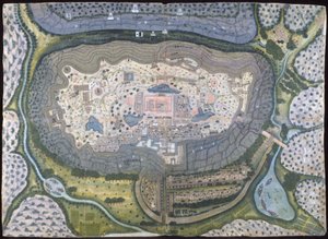 要塞都市ランタンボール、カリフォルニア州。 1810-18。 作： Generation of Bagta