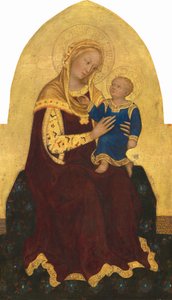 即位したマドンナとチャイルド、c。 1420年。 作： Gentile da Fabriano