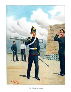 王立大砲、c1890。