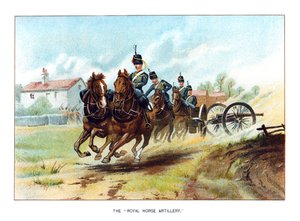 王立馬砲、c1890。