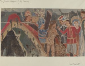 十字架の停留所 No. 10: 衣服を脱がされたイエス、c. 1936年。