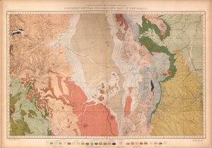 コロラド州および隣接する領土の一部の地質学的および地理的アトラス 作： Geological And Geographical Survey Of The Territories