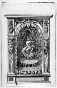 噴水、洞窟デザイン、1664年。 作： Georg Andreas Bockler