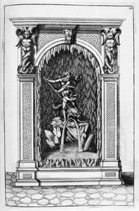噴水、洞窟デザイン、1664年。 作： Georg Andreas Bockler