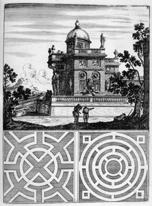 家と庭のデザイン、1664 作： Georg Andreas Bockler