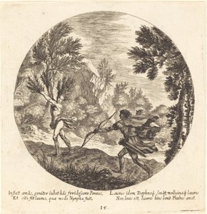 月桂樹に向かうダフネ 作： Georg Andreas Wolfgang the Elder