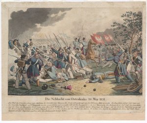 1831年5月26日のオストロレカの戦い 作： Georg Benedikt Wunder