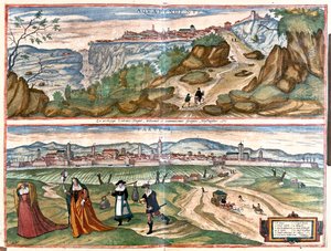 ゲオルク・ブラウン著『Civitates Orbis Terrarum』（ケルン、1617年）所収。 作： Georg Braun