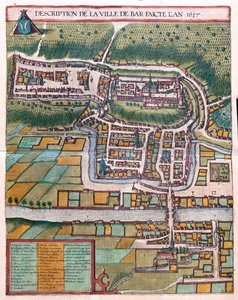 フランス、バー・ル・デュック-ゲオルク・ブラウン作「Civitates Orbis Terrarum」ケルン1617年所収 作： Georg Braun