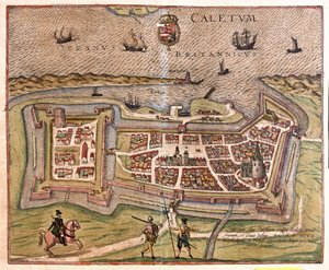 フランス、カレー-ゲオルク・ブラウン作「Civitates Orbis Terrarum」ケルン1617年所収 作： ジョージ・ブラウン