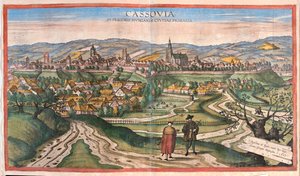 ハンガリーのコシツェ - ゲオルク・ブラウン著『Civitates Orbis Terrarum』（ケルン、1617年）所収