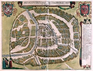 モスクワ（ロシア）-ゲオルク・ブラウン作「Civitates Orbis Terrarum」ケルン1617年所収 作： ジョージ・ブラウン
