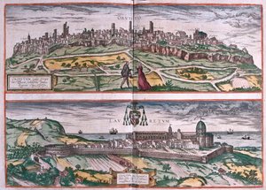 オルヴィエート - イタリア、ロレートの聖域 - ゲオルク・ブラウン作「Civitates Orbis Terrarum」ケルン1617年所収 作： Georg Braun