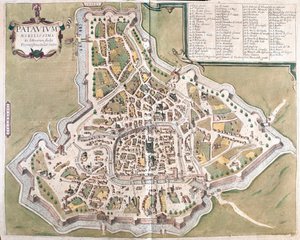 パドヴァ（イタリア）-ゲオルク・ブラウン作『Civitates Orbis Terrarum』（ケルン、1617年）所収 作： Georg Braun
