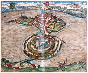 ラッツェブルク（ドイツ）-ゲオルク・ブラウン著「Civitates Orbis Terrarum」ケルン1617年所収 作： ジョージ・ブラウン
