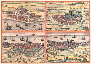 スウェーデン、ゲオルク・ブラウン著『Civitates Orbis Terrarum』ケルン1617年所収 作： Georg Braun