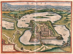ハンガリーのタタ - ゲオルク・ブラウン著『Civitates Orbis Terrarum』（ケルン、1617年）所収 作： Georg Braun