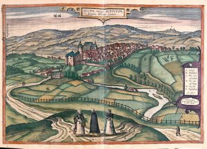 ゲオルク・ブラウン著『Civitates Orbis Terrarum』（ケルン、1617年）所収。 作： Georg Braun