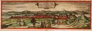 ブダは一般的に地球の都市から、1572 作： Georg Braun und Franz Hogenberg