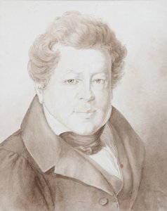 Alexander Ivanovich Turgenev 1784-1845、1833年の肖像 作： Georg Christian August Kestner