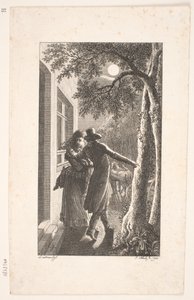 夜の誘拐のイラスト 作： Georg Christian Schule